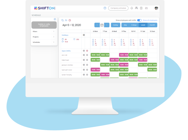 State-of-the-art schedules automation